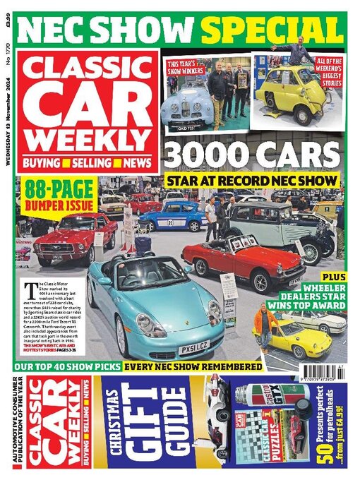 Title details for Classic Car Weekly by H BAUER PUBLISHING LIMITED - Available